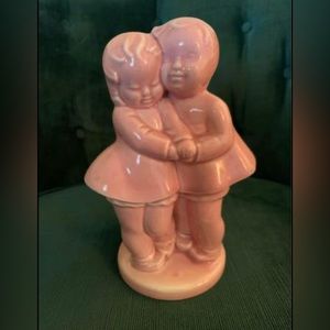 vintage pink sweetheart vase